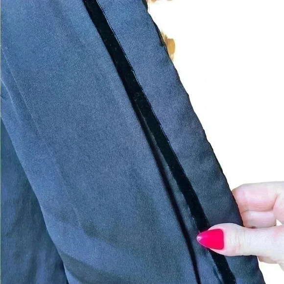 Vintage Embellished Black Blazer Cardigan with White Mink Detachable Fur Neck. - Picture 5 of 11